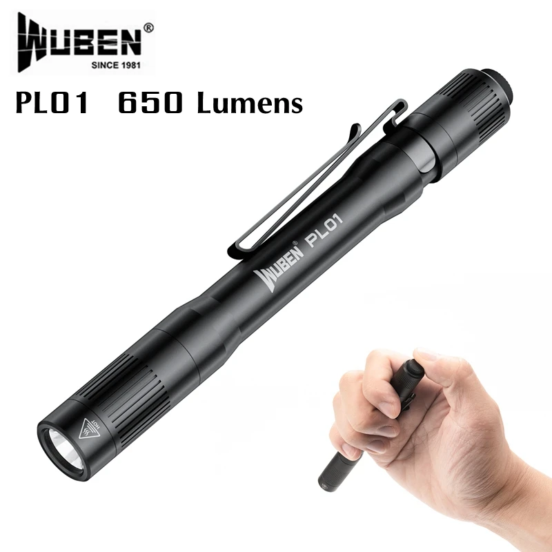 WUBEN PL01 Επαναφορτιζόμενος LED Φακός Στυλό 650 Lumens IP68
