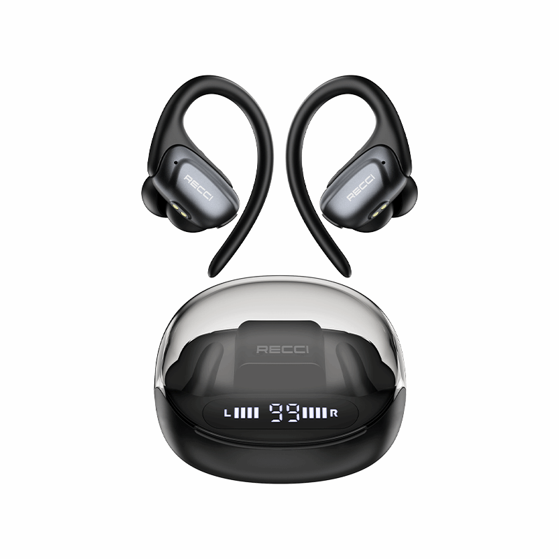 Recci REP-W71 Starry Sky In-ear Bluetooth Handsfree Earphones with Charging Case Black