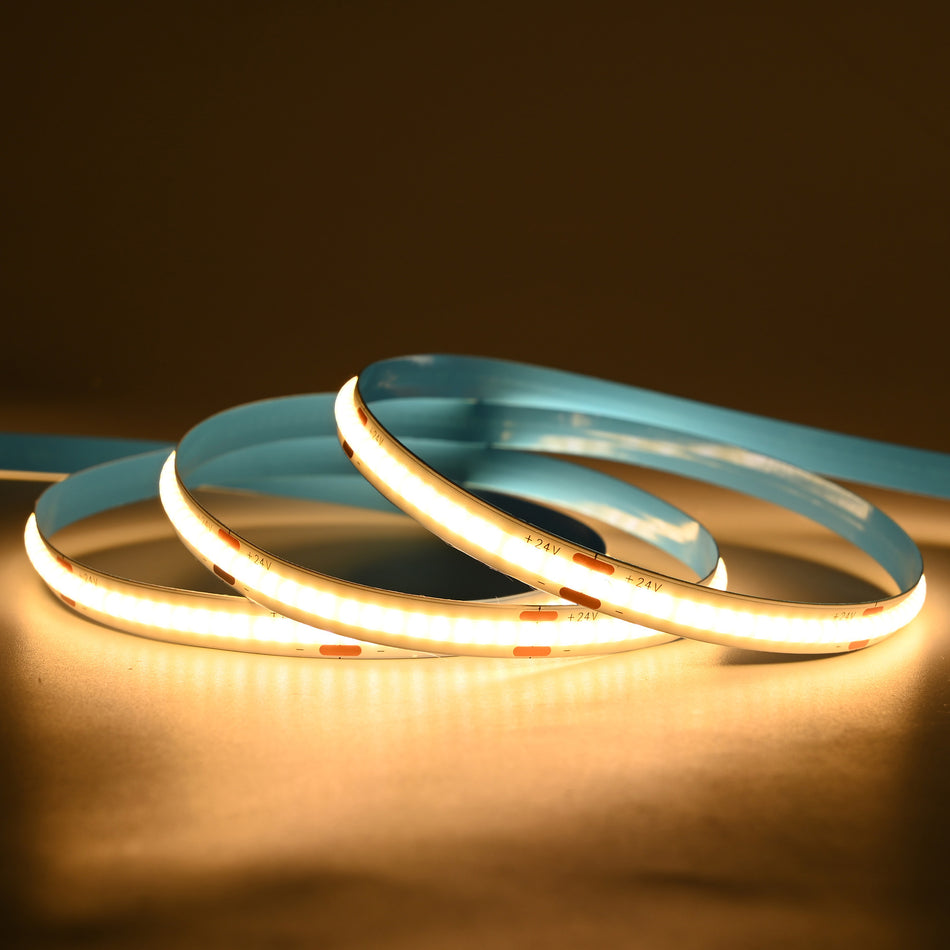 EuroSpot Led Ταινία DC:24V COB IP20 15W/M 90lm/W 2700K 5m Θερμό Λευκό