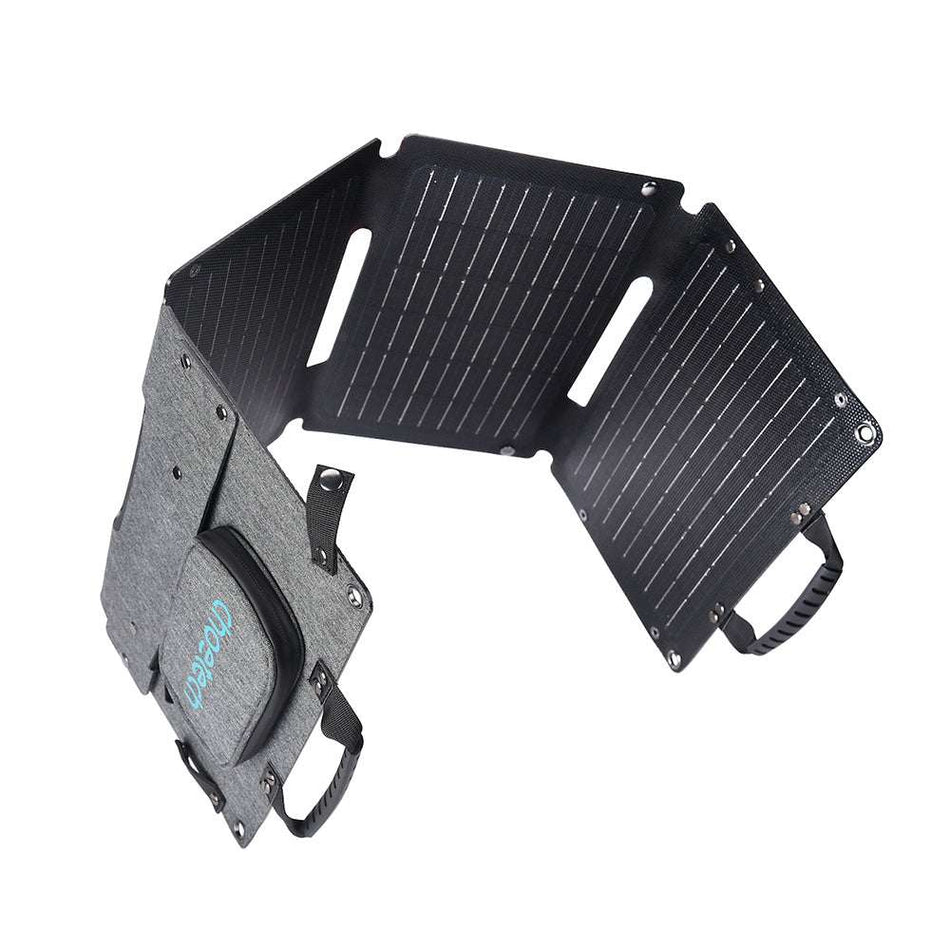 Choetech SC006 foldable solar charger 40W 1xUSB QC, 1xUSB-C PD (gray)