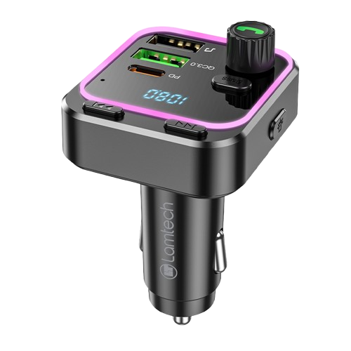 Lamtech Rgb Bt5.0 Fm Transmitter Qc3.0 Pd20 W