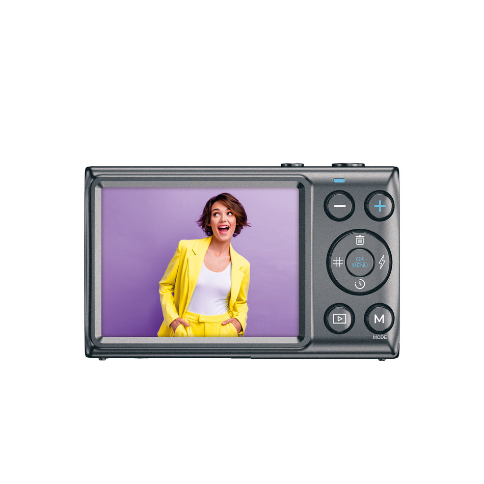 Easypix V48 Pocket Digital Camera 64 Mp 18 X Zoom Anthrazite