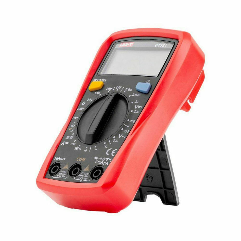 Multimètre numérique Uni-T UT131C avec buzzer avec mesure AC - DC - Résistance, 3 ans de garantie