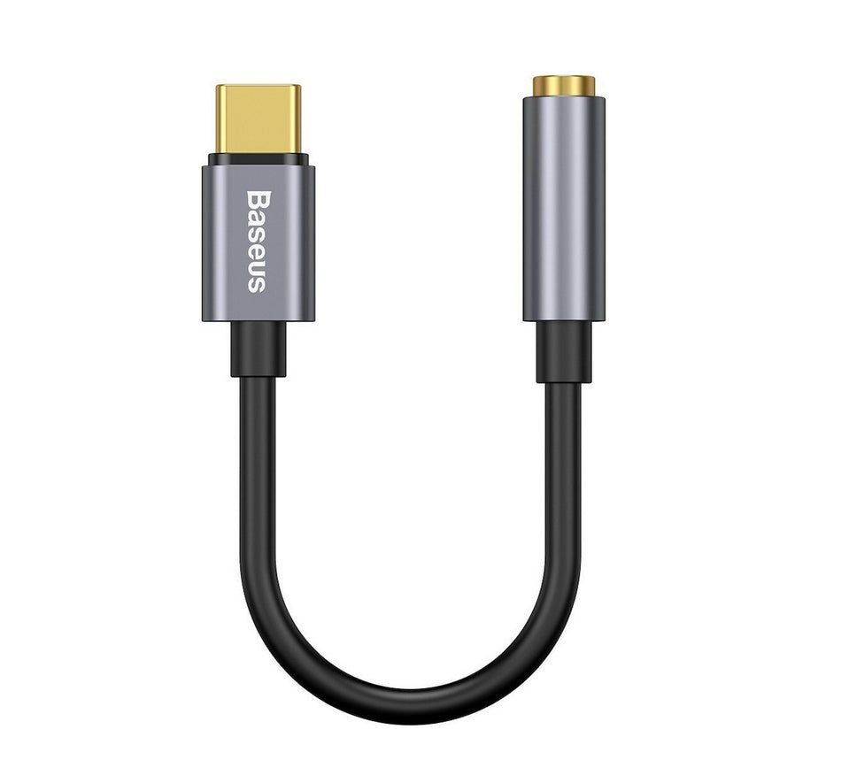 Baseus Αντάπτορας L54 Audio Adapter USB-C to Mini Jack 3,5mm - Μαύρο/Γκρι (CATL54-0G)