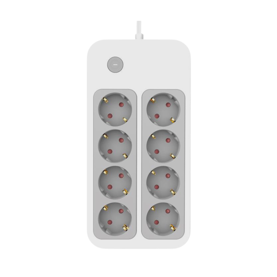 POWERTECH Multiprise de Sécurité PT-1534, 8 Prises, 16A, 1.5m