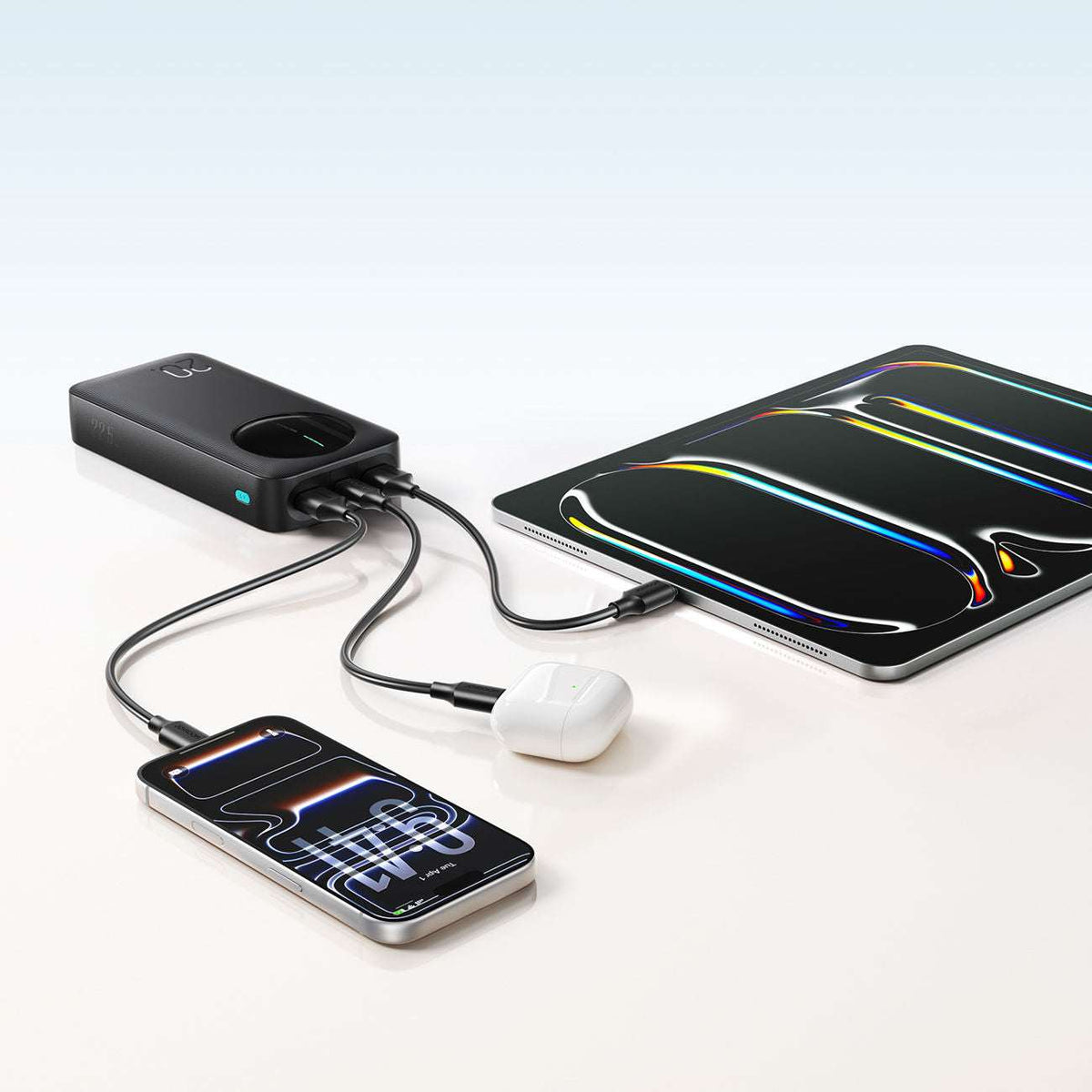 Joyroom JR-PBF14 Pro Powerbank 22.5W 20000mAh with Digital Display 2x USB-A 1x USB-C - Black