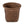 Künstlicher Garten SKIATHOS 20346 Dekorativer Weidenkorb – Kaspo-Topf – Blumentopf Braun Φ26cm x H26cm