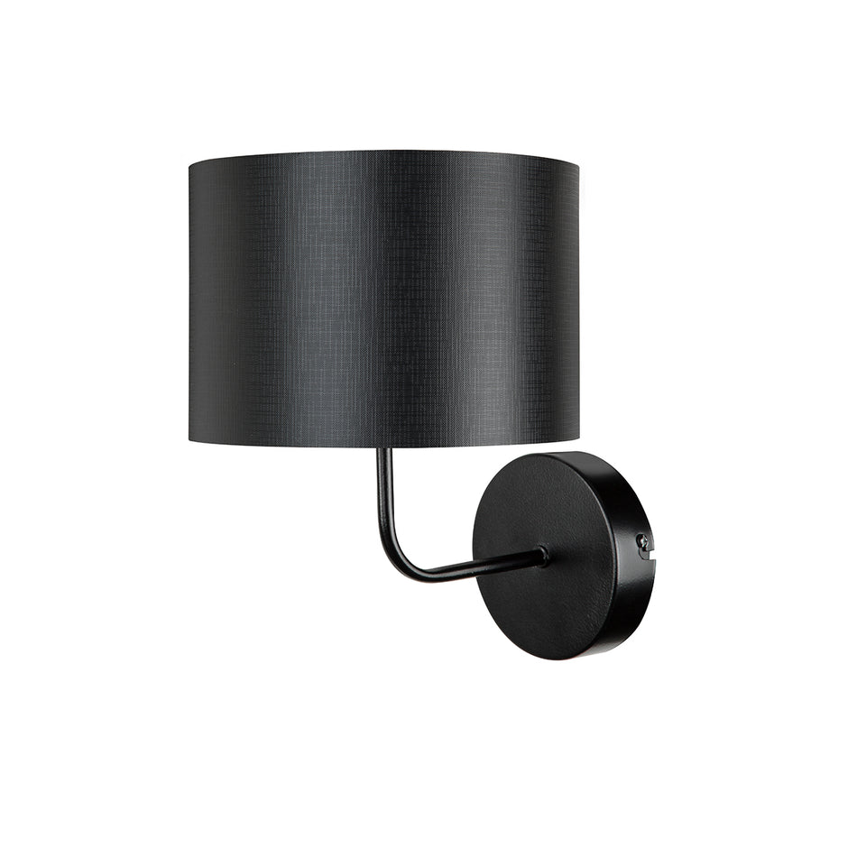 GLOBOSTAR® RALPH 203-0038 Vintage Φωτιστικό Τοίχου - Απλίκα με Ντουί 1 x E27 AC 220-240V IP20 - Μαύρο - Μ22 x Π29 x Υ30cm