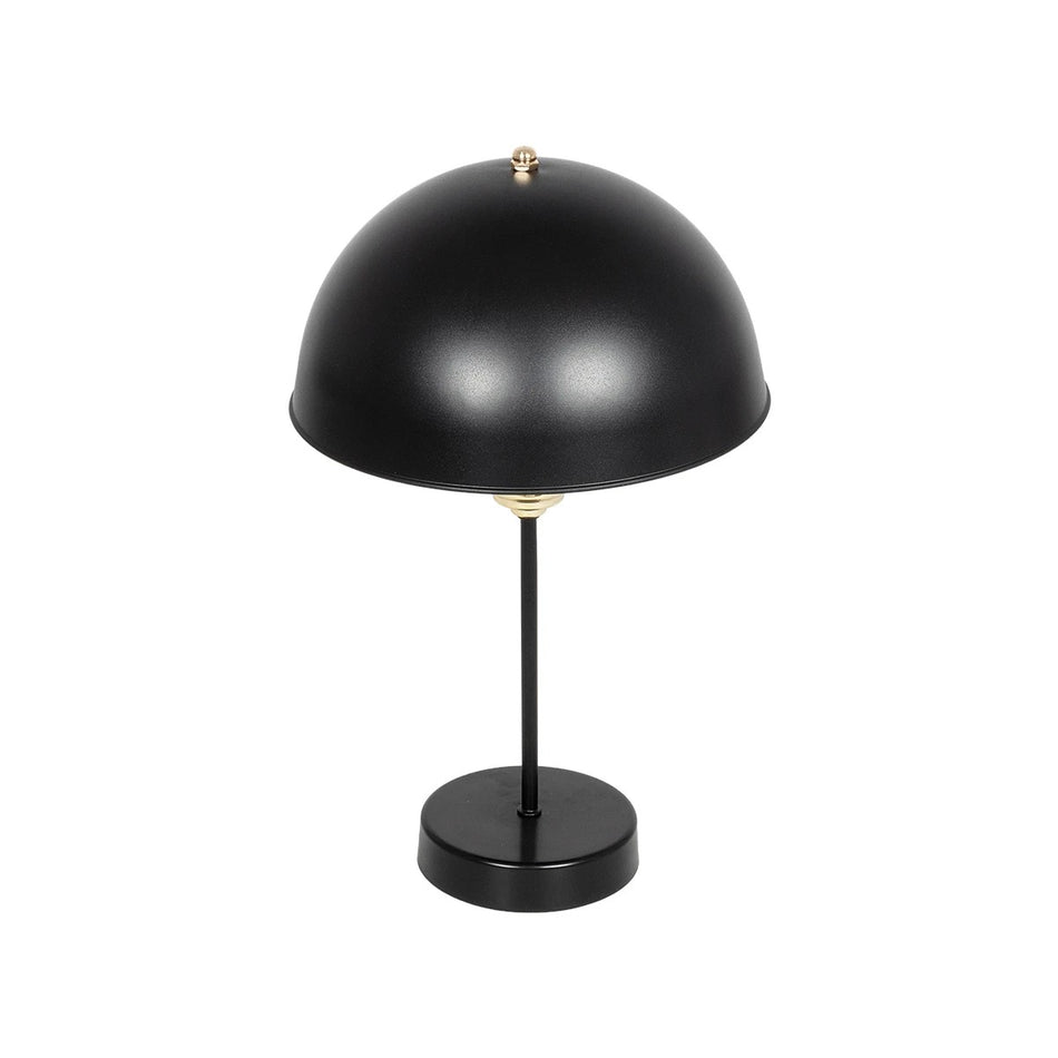 GAZETA 203-0299 Μοντέρνο Επιτραπέζιο Φωτιστικό Πορτατίφ με Ντουί 1 x E27 AC 220-240V IP20 - Μαύρο & Μπρονζέ - Μ25 x Π25 x Υ39cm