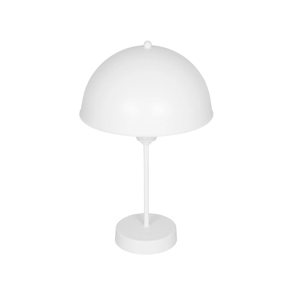 GAZETA 203-0301 Μοντέρνο Επιτραπέζιο Φωτιστικό Πορτατίφ με Ντουί 1 x E27 AC 220-240V IP20 - Λευκό  - Μ25 x Π25 x Υ39cm