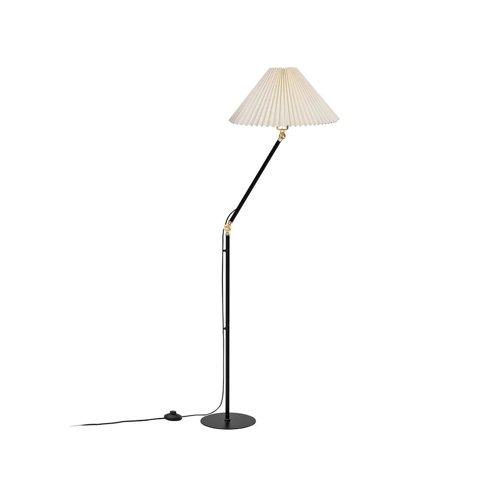 GLOBOSTAR® FLY 204-0127 Μοντέρνο Επιδαπέδιο Φωτιστικό με Ντουί 1 x E27 AC 220-240V IP20 - Μαύρο & Μπεζ - Μ38 x Π38 x Υ155cm