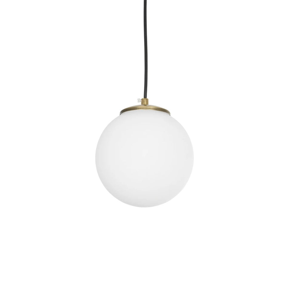 GLOBIDIO 204-0195 Μοντέρνο Κρεμαστό Φωτιστικό Οροφής με Ντουί 1 x E27 AC 220-240V IP20 - Χρύσο & Λευκό - Μ15 x Π15 x Υ15cm