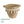 Artificial Garden SANTORINI 20572 Διακοσμητικό Πλεκτό Κασπώ Γλάστρα - Flower Pot Μπεζ με Λευκό Φ17 x Υ16cm