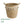 Artificial Garden SANTORINI 20573 Διακοσμητικό Πλεκτό Κασπώ Γλάστρα - Flower Pot Μπεζ με Λευκό Φ26 x Υ28cm