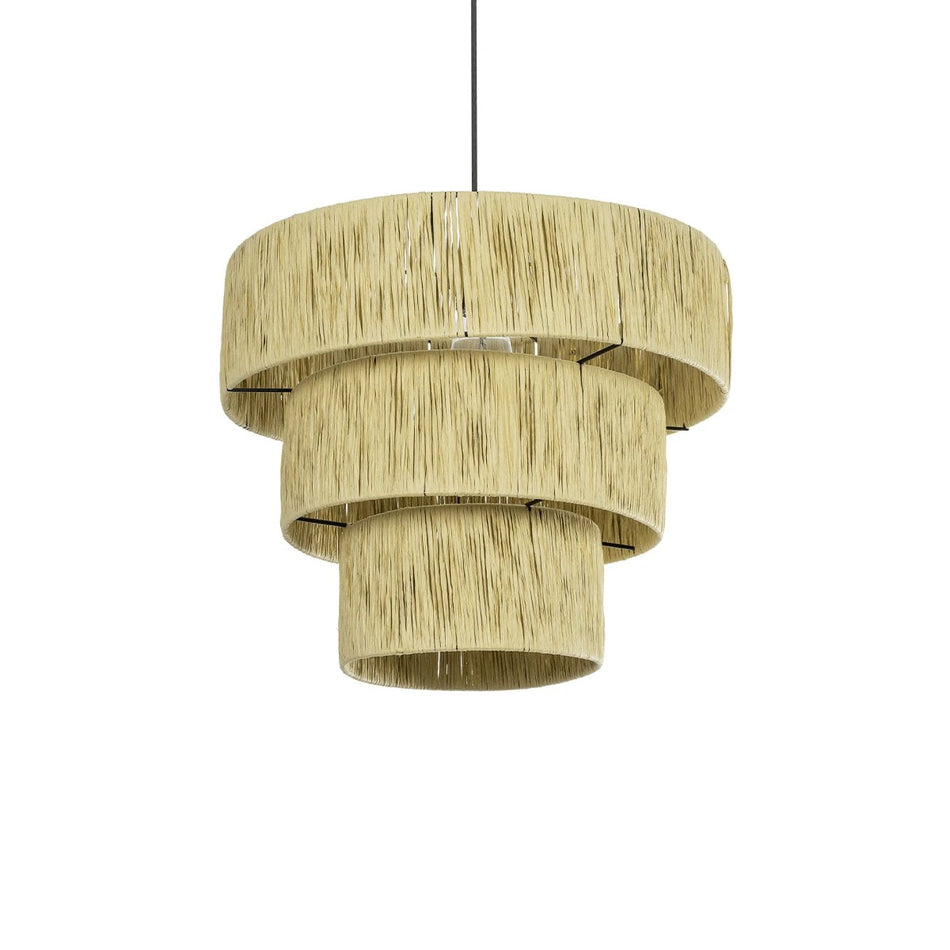 COROIN 205-0034 Suspension Bohème au Plafond avec Douille 1 x E27 AC 220-240V IP20 - Beige - L40 x P40 x H35cm