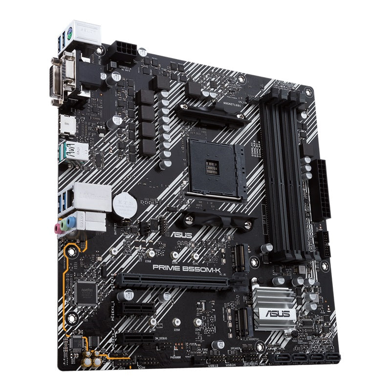 CARTE MÈRE ASUS PRIME B550M-K, AM4, MATX