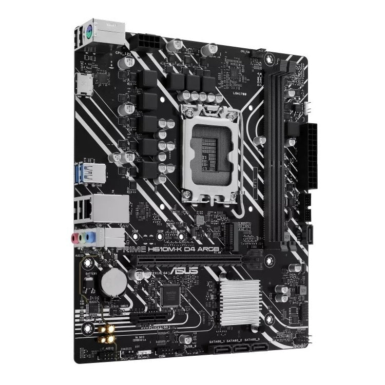 Carte mère ASUS PRIME H610M-K D4 ARGB, 1700, DDR4, MATX