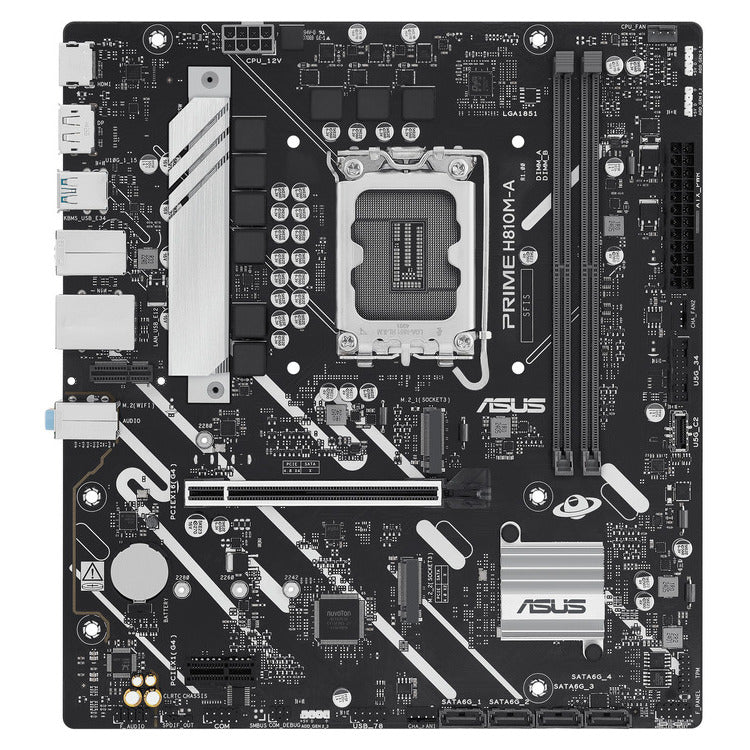 ASUS MOTHERBOARD PRIME H810M-A-CSM, DDR5, 1851, MATX