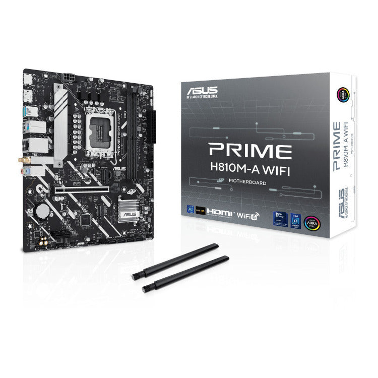 ASUS MOTHERBOARD PRIME H810M-A WIFI, DDR5, 1851, MATX