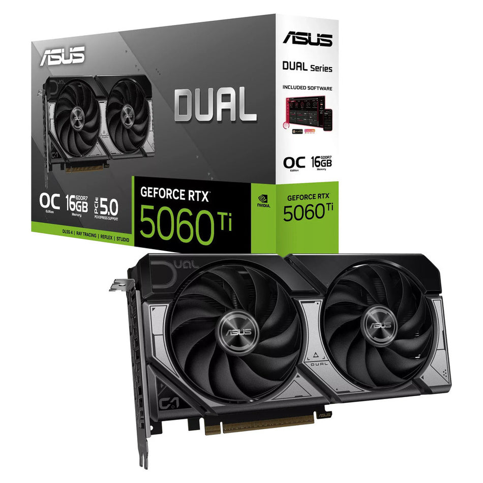 ASUS VGA DUAL-RTX5060TI-016G, 16GB, GDDR7