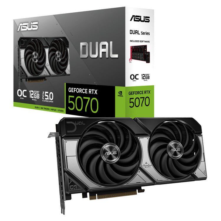 ASUS VGA DUAL-RTX5070-O12G, 12GB, GDDR7