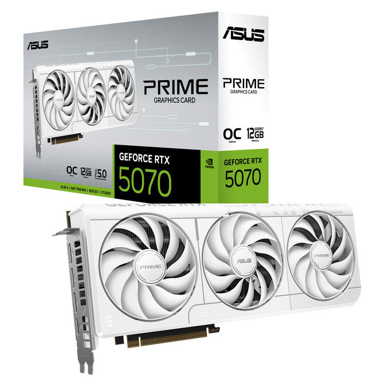 ASUS VGA PRIME-RTX5070-O12G-WHITE, 12GB, GDDR7