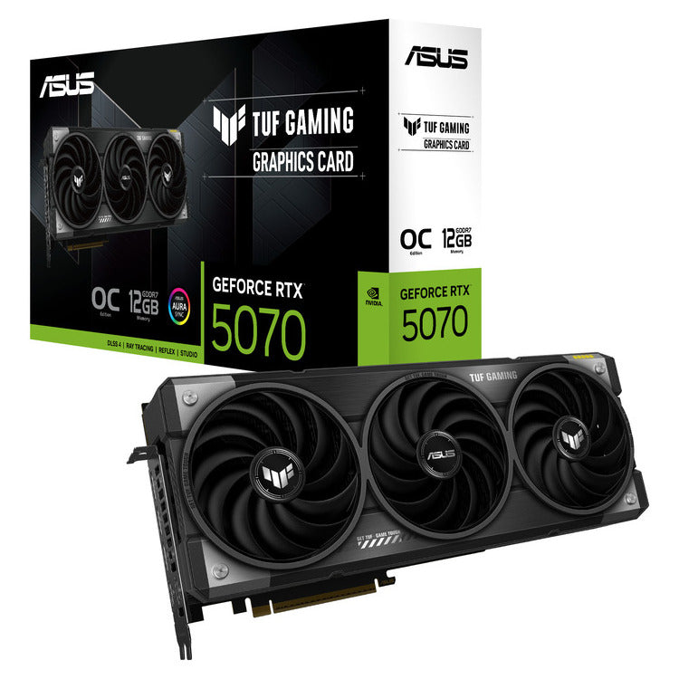 ASUS VGA TUF-RTX5070-O12G-GAMING, 12GB, GDDR7