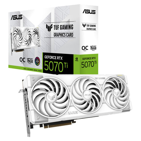 ASUS VGA TUF-RTX5070TI-O16G-WHITE-GAMING, 16GB GDDR7