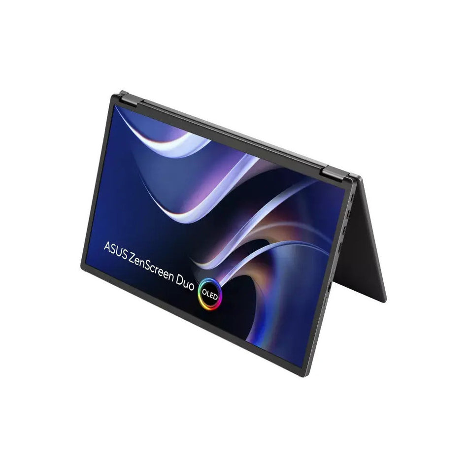 ASUS Monitor ZenScreen Duo MQ149CD 360° faltbares OLED 1ms, tragbarer Monitor, USB-C, HDMI, 3 Jahre Garantie