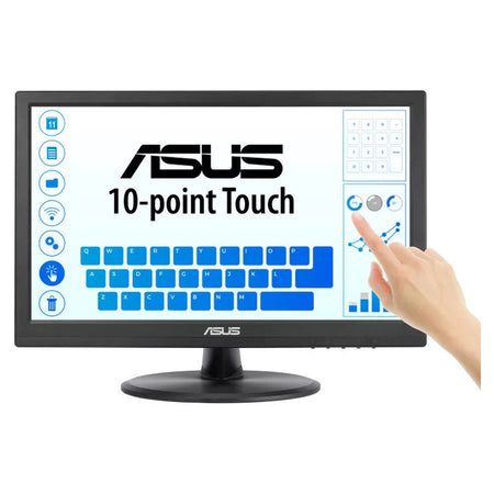 ASUS Monitor ASUS VT169HE, 15.6'' Touch 10-point,  FHD, 5ms, 60Hz IPS, HDMI, D-SUB, Eye Care+ Technology, 3YearsW