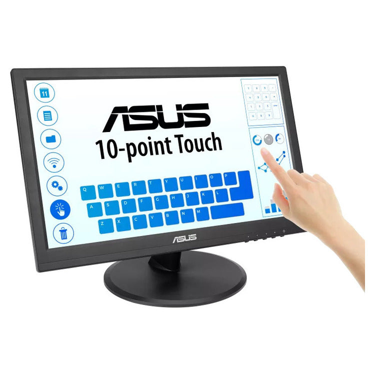 ASUS Monitor ASUS VT169HE, 15.6'' Touch 10-point,  FHD, 5ms, 60Hz IPS, HDMI, D-SUB, Eye Care+ Technology, 3YearsW