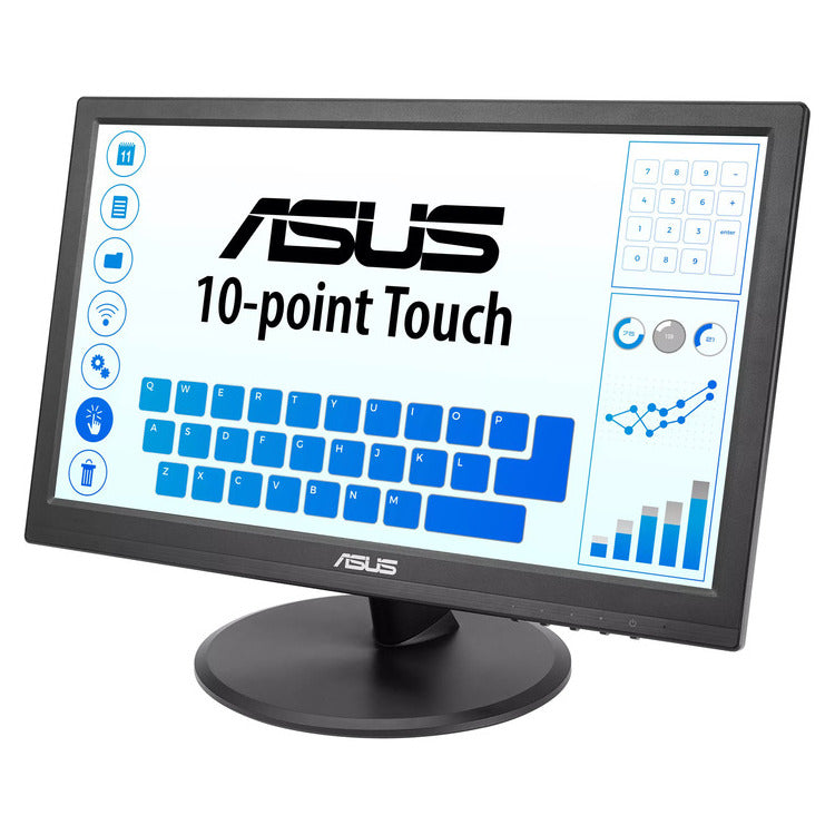 ASUS Monitor ASUS VT169HE, 15.6'' Touch 10-point,  FHD, 5ms, 60Hz IPS, HDMI, D-SUB, Eye Care+ Technology, 3YearsW
