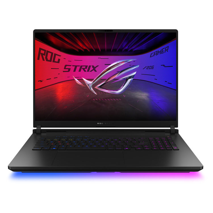ASUS Laptop ROG Strix SCAR 18 G835LXG-TQ525X 18'' 3840 x 2400 Mini Led 240Hz U9-290HX/64GB/2x 2TB SSD NVMe PCIe 4.0/NVidia GeForce RTX 5090 24GB/Win 11 Pro/2Y/Off Black/With ROG backpack and Gaming Mouse