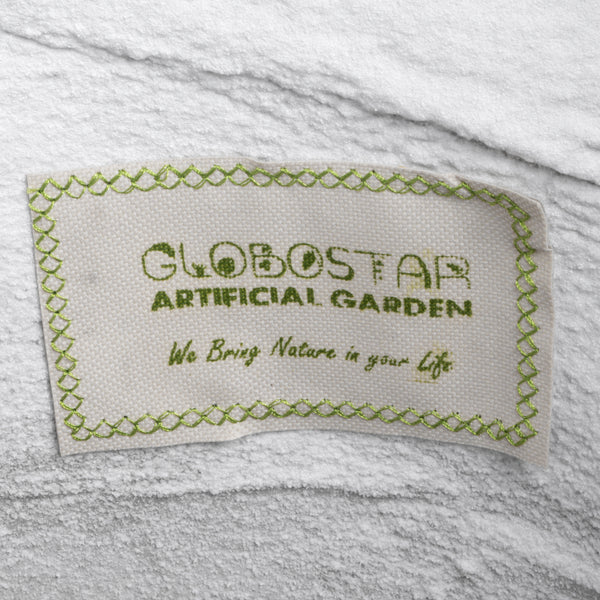 Artificial Garden PADOVA 20740 Επιδαπέδιο Πολυεστερικό Τσιμεντένιο Κασπώ Γλάστρα - Flower Pot Λευκό Φ46 x Υ67cm