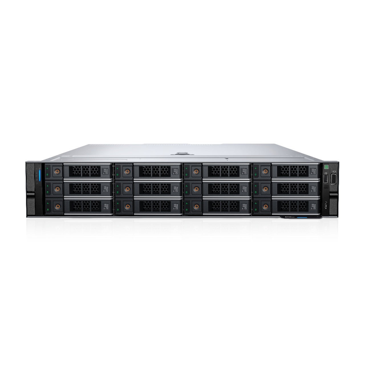 DELL Server PowerEdge R760xs 2U 12x3.5''/Xeon Silver 4510 2.4G (12C/24T)/32GB/1x2.4TB SAS/H755 8GB/2 PSU/5Y PROSUPPORT NBD