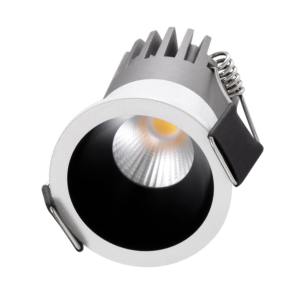 MICRO-S 60234 Χωνευτό LED Spot Downlight TrimLess Φ4cm 5W 650lm 38° AC 220-240V IP20 - Φυσικό Λευκό 4500K - Bridgelux COB - 5 Years Warranty