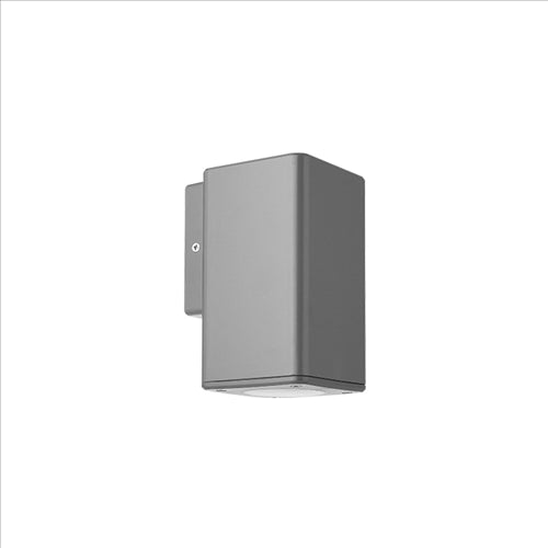 ΑΠΛΙΚΑ GU10 DOWN ΓΚΡΙ ΤΕΤΡΑΓΩΝΗ ΠΛΑΣΤΙΚΗ