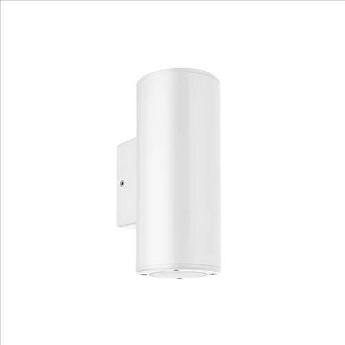 ΑΠΛΙΚΑ 2ΧGU10 UP & DOWN ΛΕΥΚΟ ΣΤΡΟΓΓΥΛΗ ΠΛΑΣΤΙΚΗ