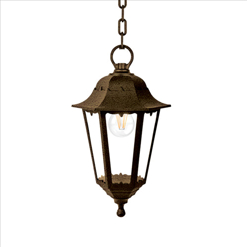 ΦΑΝΑΡΙ ΚΡΕΜΑΣΤΟ ΕΞΑΓΩΝΟ Ε27 ΠΑΤΙΝΑ ΧΡΥΣΟ ΠΛΑΣΤΙΚΟ