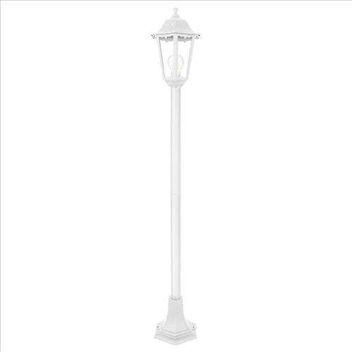 ΦΑΝΑΡΙ ΚΟΛΩΝΑΣ ΕΞΑΓΩΝΟ Ε27 ΛΕΥΚΟ ΠΛΑΣΤΙΚΟ