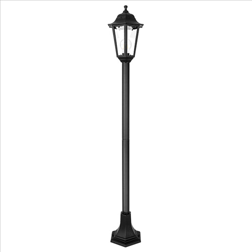 ΦΑΝΑΡΙ ΚΟΛΩΝΑΣ ΕΞΑΓΩΝΟ Ε27 ΜΑΥΡΟ ΠΛΑΣΤΙΚΟ