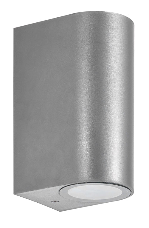 ΑΠΛΙΚΑ 2ΧGU10 ΟΒΑΛ UP & DOWN ΓΚΡΙ ΠΛΑΣΤΙΚΗ