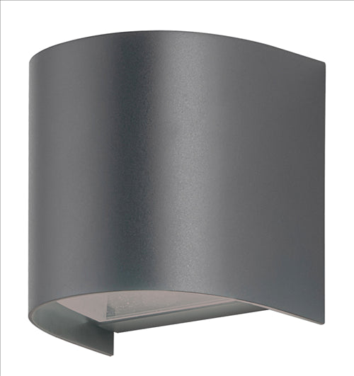 ΑΠΛΙΚΑ ΟΒΑΛ DOWN GU10 ΓΚΡΙ ΠΛΑΣΤΙΚΗ