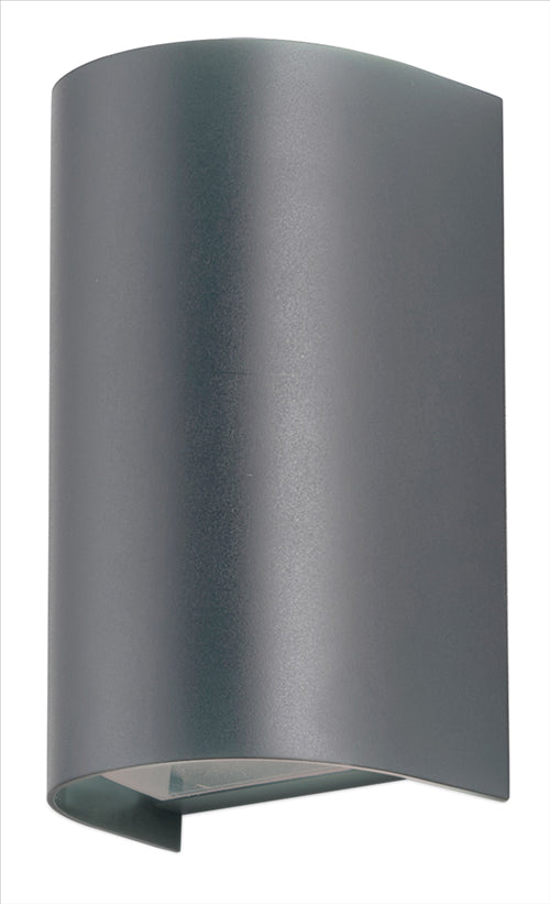 ΑΠΛΙΚΑ ΟΒΑΛ UP & DOWN GU10 ΓΚΡΙ ΠΛΑΣΤΙΚΗ