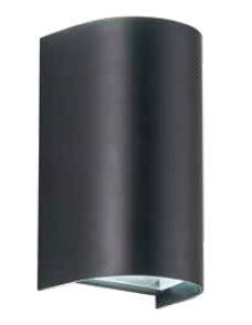 ΑΠΛΙΚΑ ΟΒΑΛ UP & DOWN GU10 ΑΝΘΡΑΚΙ ΠΛΑΣΤΙΚΗ