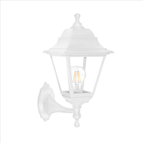 ΦΑΝΑΡΙ ΕΠΙΤΟΙΧΟ ΤΕΤΡΑΓΩΝΟ Ε27 ΛΕΥΚΟ ΠΛΑΣΤΙΚΟ