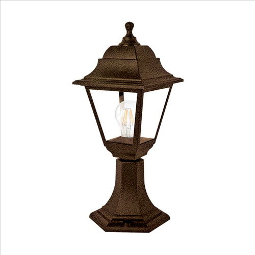 ΦΑΝΑΡΙ ΔΑΠΕΔΟΥ ΤΕΤΡΑΓΩΝΟ Ε27 ΠΑΤΙΝΑ ΧΡΥΣΟ ΠΛΑΣΤΙΚΟ