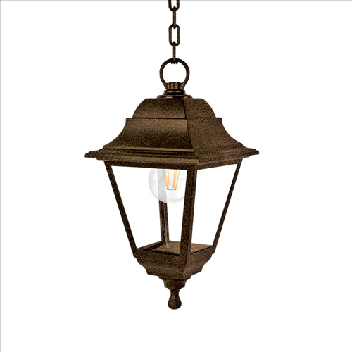 ΦΑΝΑΡΙ ΚΡΕΜΑΣΤΟ ΤΕΤΡΑΓΩΝΟ Ε27 ΠΑΤΙΝΑ ΧΡΥΣΟ ΠΛΑΣΤΙΚΟ