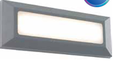 ΑΠΛΙΚΑ LED 4W 3CCT ΠΑΡ/ΜΗ ΓΚΡΙ ΠΛΑΣΤΙΚΗ DOWN