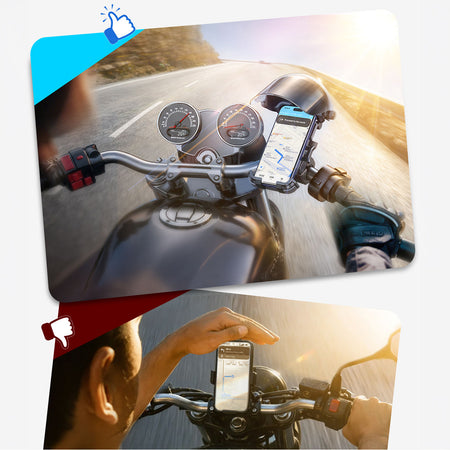 Joyroom JR-ZS526 Bike Holder with Sun Visor Automatic - Black